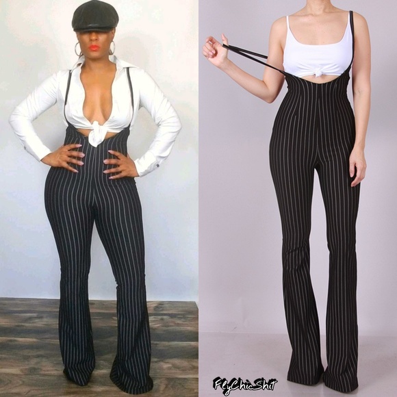 pinstripe jumper